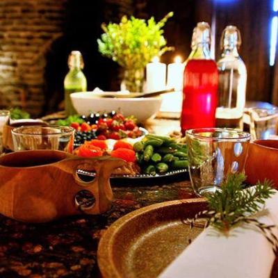 table at a restaurant